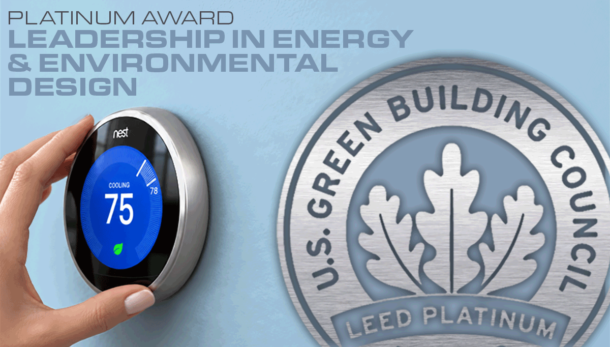 LEED_story_teaser_3 Platinum Award: Leadership in Energy and Environmental Design